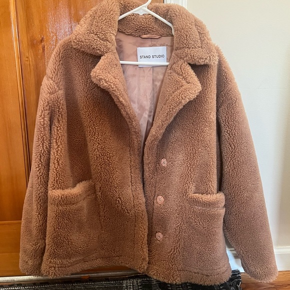 Stand Studio Marina faux shearling jacket - Picture 6 of 9